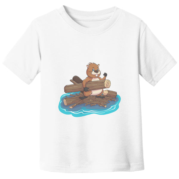 Animal Safari Beaver T-shirts for Kids